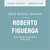 Label for high-quality, green unroasted coffee from Santa Barbara, Honduras, named "Roberto Figueroa (GREEN)" by Tandem Coffee Roasters featuring flavor notes of apple and sunny simple syrup on a teal background.