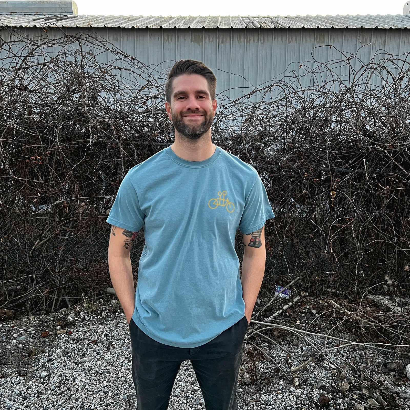 Bike + Tandem Coffee Tee