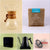 A collage of six images featuring coffee accessories and products: a Tandem Coffee Roasters Chemex Deluxe Kit, a bag of freshly roasted La Piramide coffee beans, a digital clock, a black kettle, a pair of glasses.