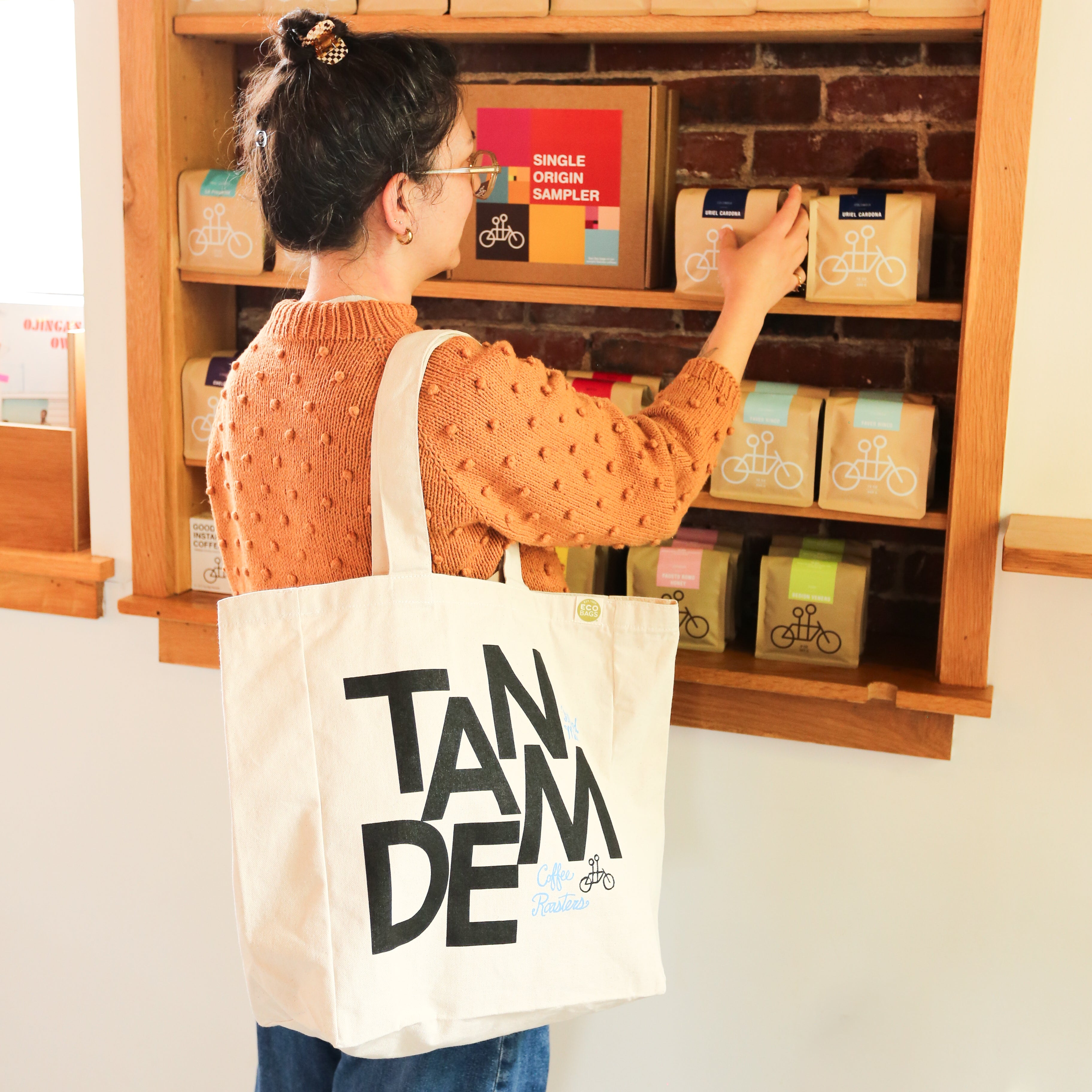 MONCHOUCHOU THE CANVAS BAG 大容量 The MONK Tote - Tandem Coffee Roasters