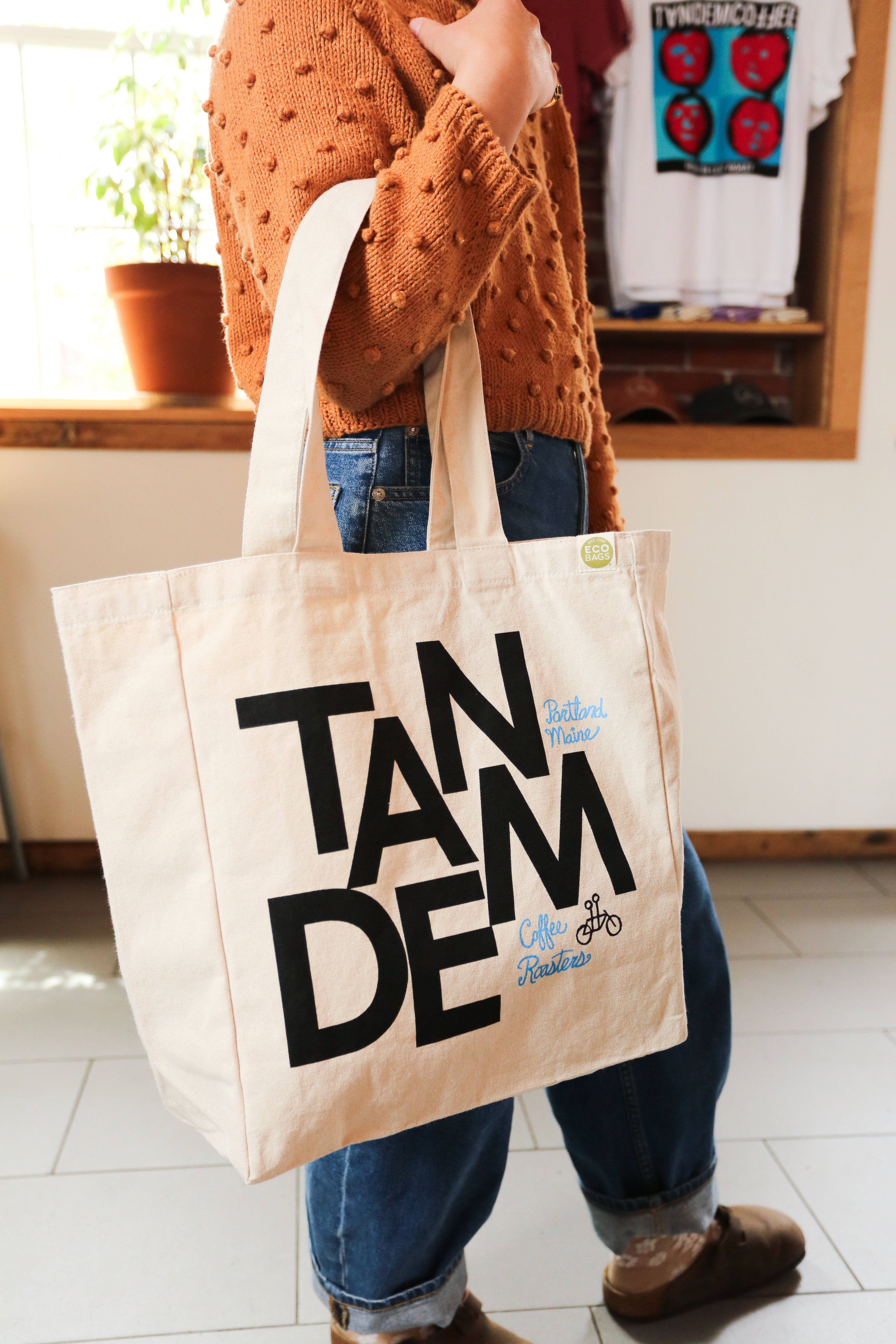 MONCHOUCHOU THE CANVAS BAG 大容量 The MONK Tote - Tandem Coffee Roasters
