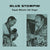 Cover art for the album "Kippie Moketsi & Hal Singer - Blue Stompin'" featuring two black and white photos of musicians Kippie Moeketsi and Hal Singer playing saxophones, set against a turquoise background with Tandem Coffee Roasters.