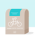 A flat design illustration of a beige La Piramide - Colombia coffee bag with the logo of "Tandem Coffee Roasters" and an image of a tandem bicycle, against a turquoise background.